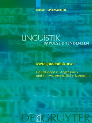 cover image of Metasprachdiskurse